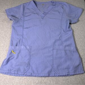 WonderWink Women's M Light Purple Scrub Top